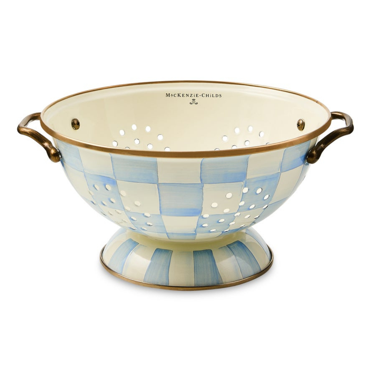 Sky Check Colander Large – Perfect Settings