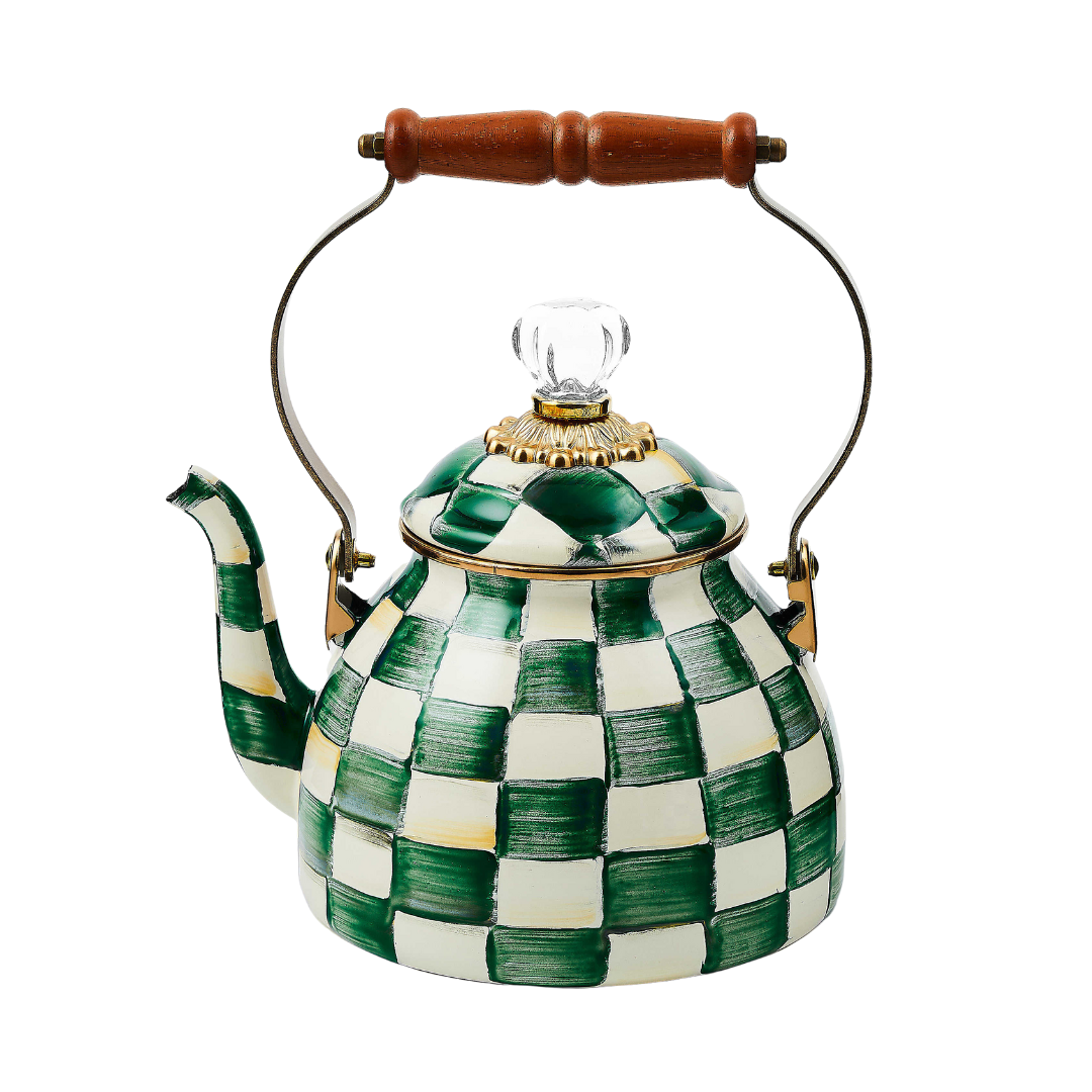 Emerald Check 2 Quart Tea Kettle – Perfect Settings