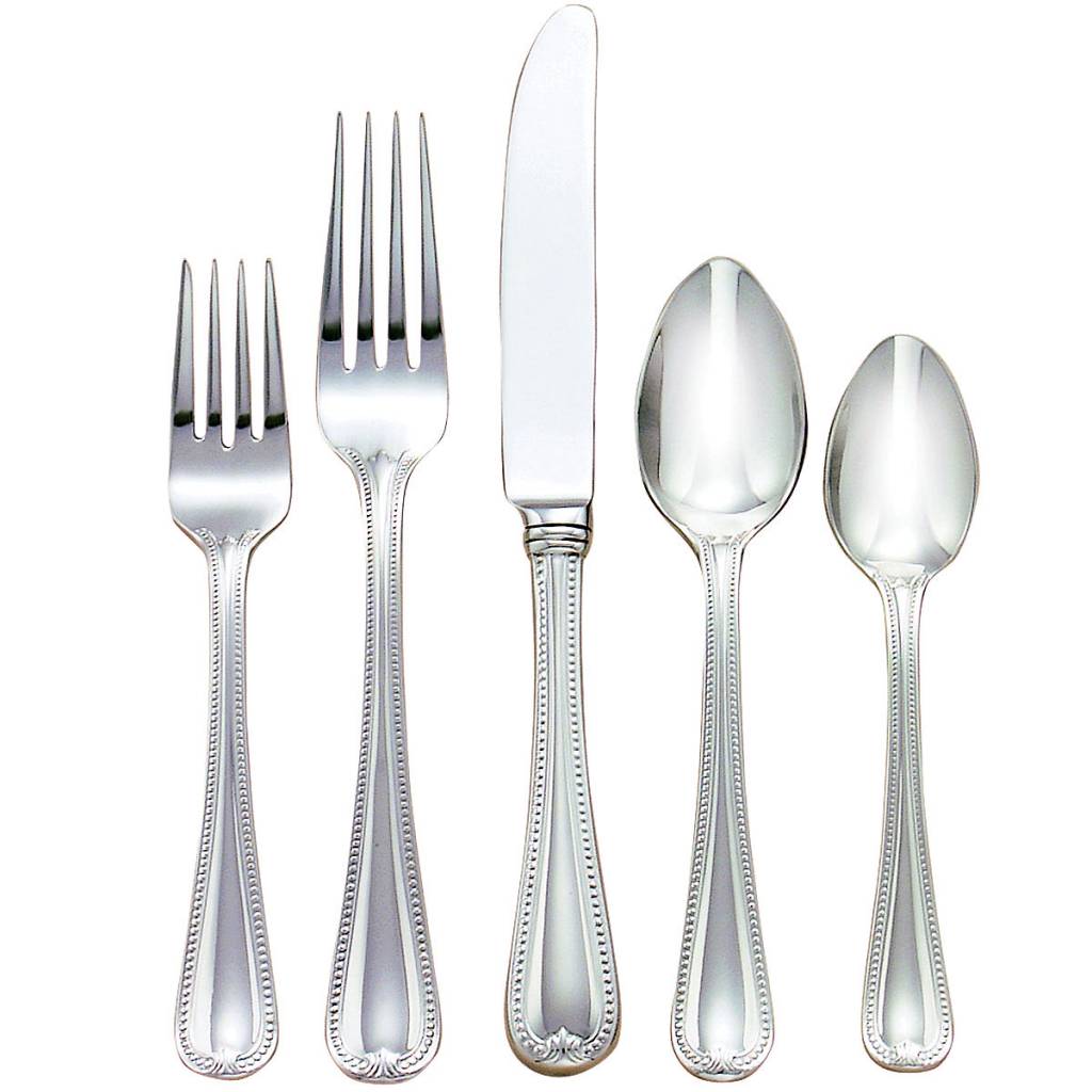 Vintage Jewel 5 Piece Flatware Set Perfect Settings