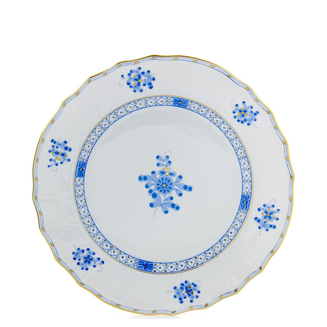 KATHERINE MERRITT Herend Blue Garden Salad Plate G2 Perfect Settings