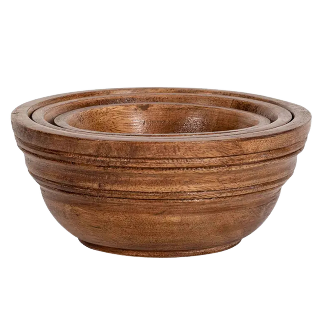 Bilbao Wood Nesting Bowls