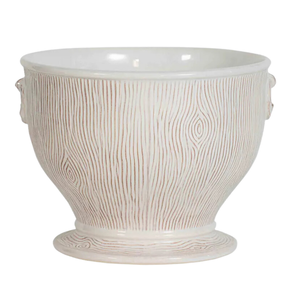 Blenheim Oak Whitewash 9" Cachepot