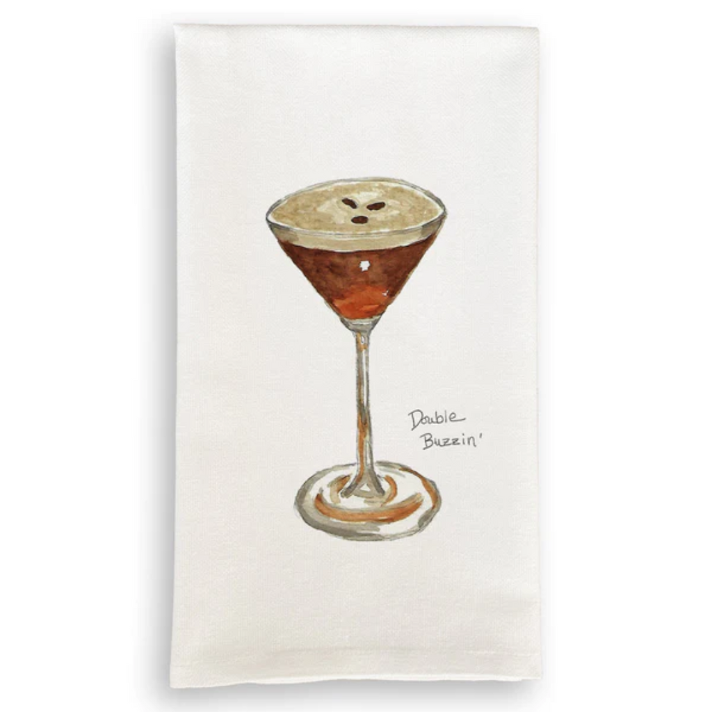 TOSS DESIGNS  Espresso Martini Kitchen Towel