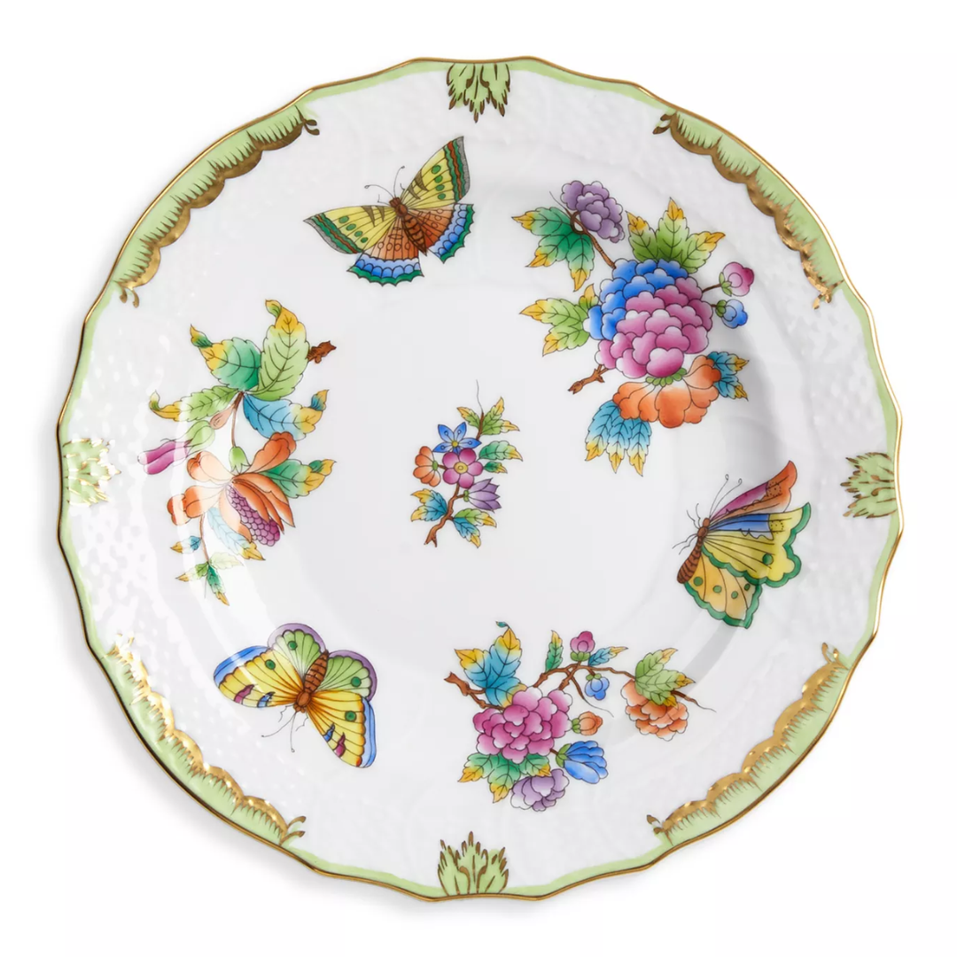 Emma Davis - Herend Queen Victoria Green Salad Plate GCO – Perfect Emma Davis - Herend Queen Victoria Green Salad Plate GCO – Perfect