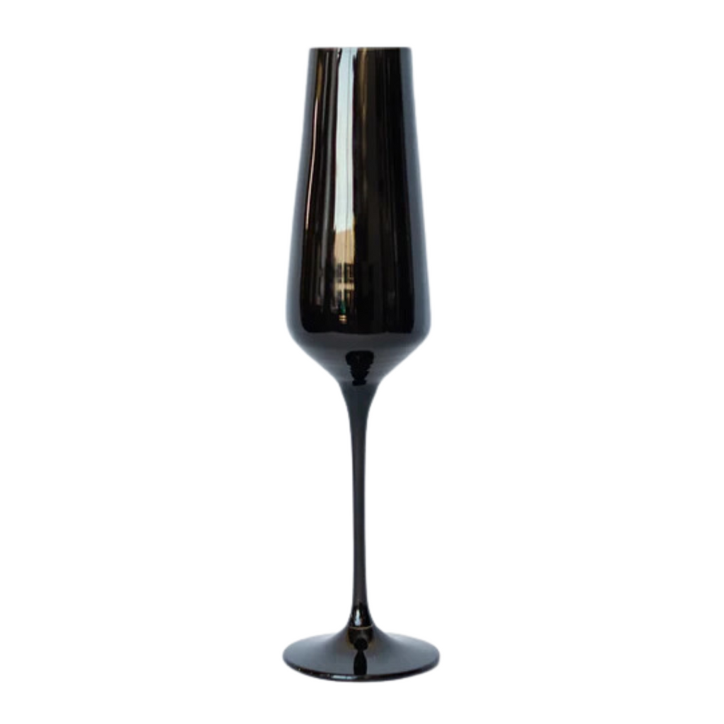 Champagne Flute Black