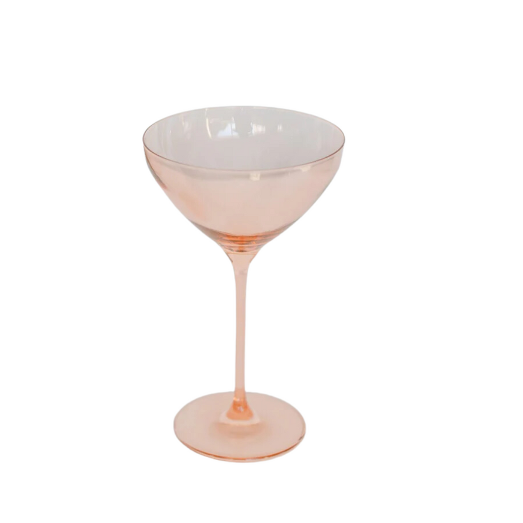 Martini Glass Blush Pink