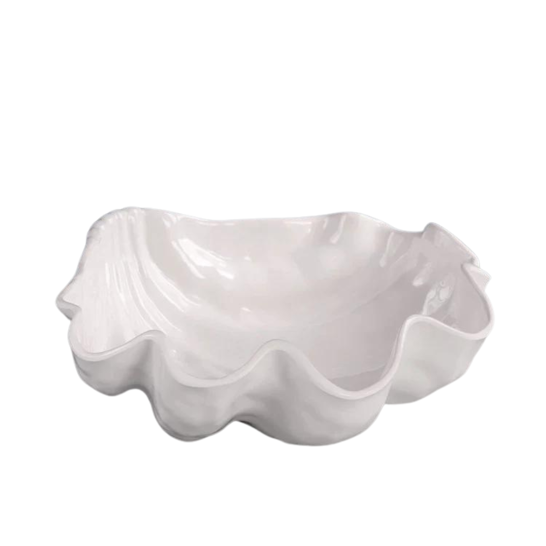 Vida Ocean Shell Large Bowl White – Perfect Settings