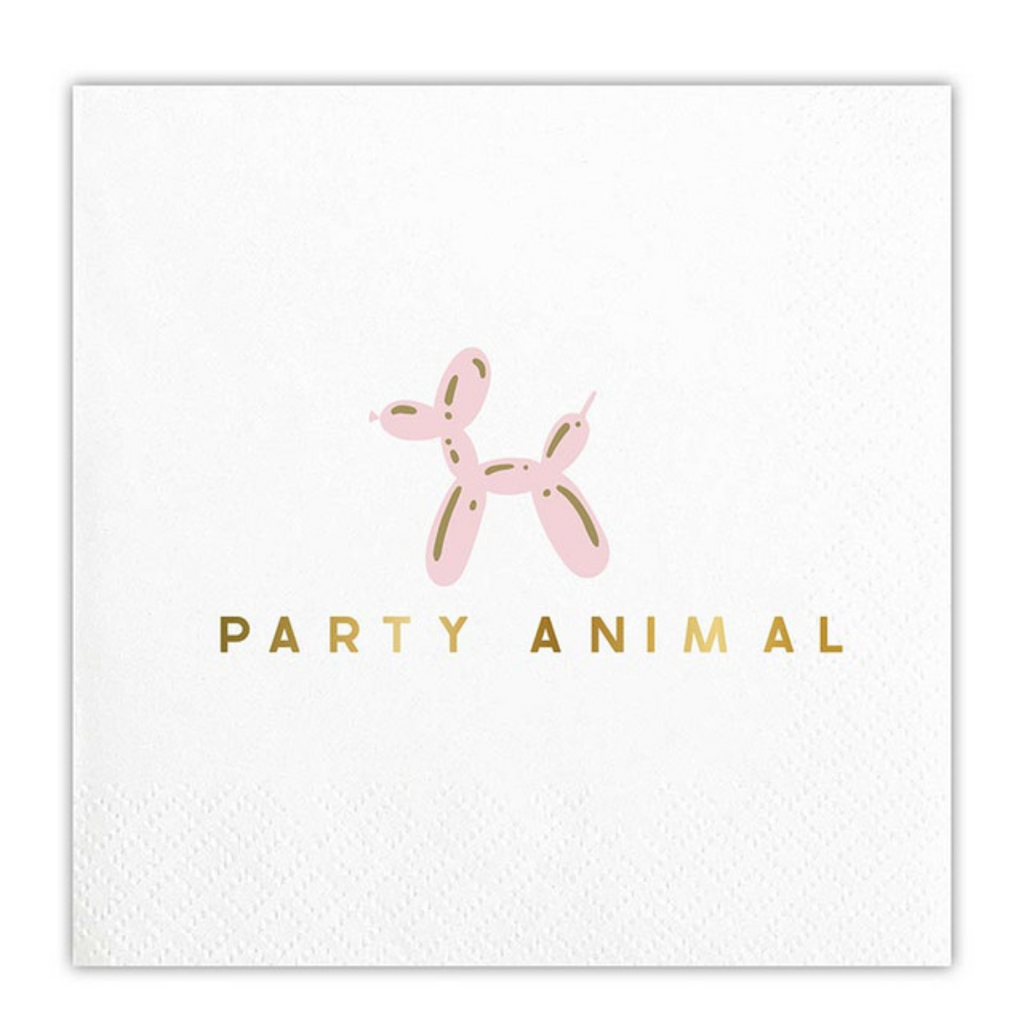 Foil Beverage Napkins | Party Animal - Thumbnail 2