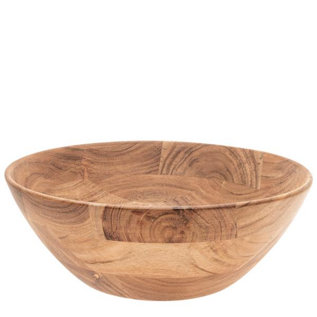 Natural Wood Salad Bowl (Small)