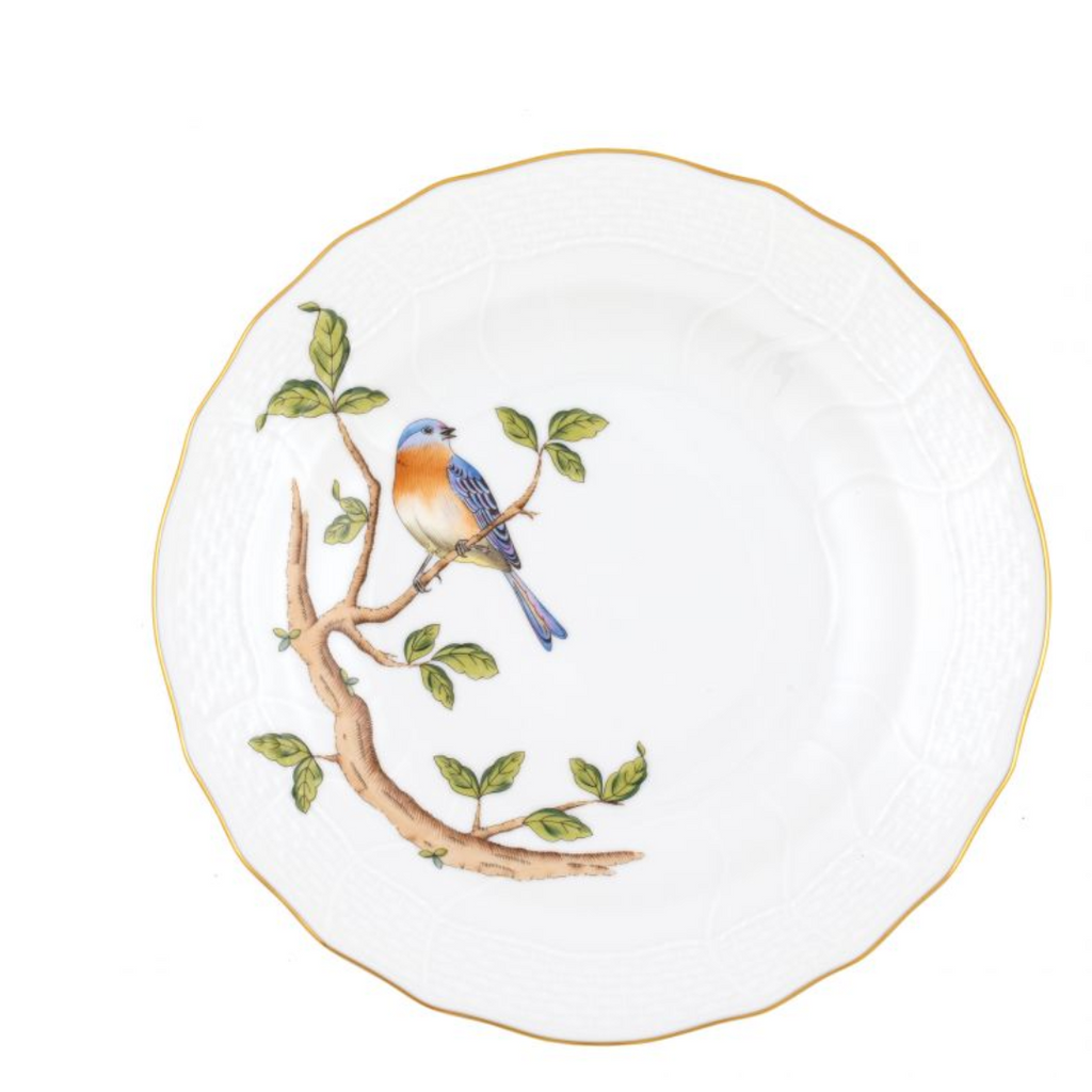 Maggie Bird Herend Songbirds Dessert Plate G-6
