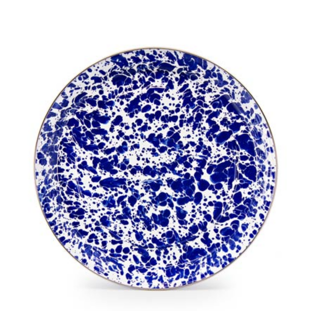 Golden Rabbit Cobalt Swirl Small Tray