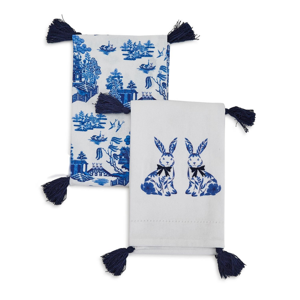 Blue and White Dish Towel
