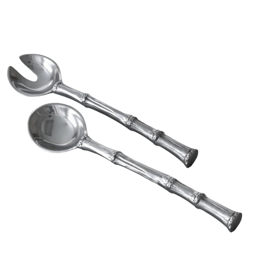 Garden Bamboo Salad Servers - Thumbnail 3