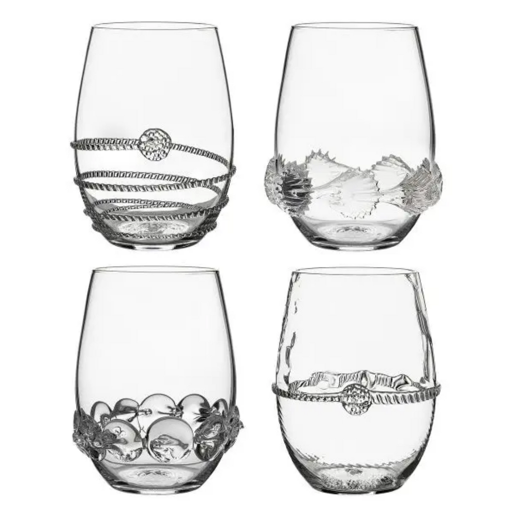 Heritage Stemless Wine Glass Set of 4